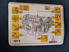 Aufkleber deutz 1013 gebraucht kaufen  Vogt