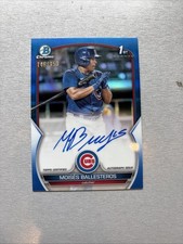 Moises Ballesteros 2023 Bowman Chrome 1º Auto Azul Verdadeiro 104/150 Cubs RC 🔥🔥🔥 comprar usado  Enviando para Brazil