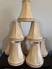 Abajures vintage de seda esticada. Conjunto de 8. Lindo estado! comprar usado  Enviando para Brazil
