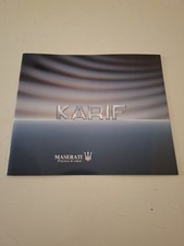 Maserati karif brochure usato  Genova