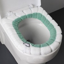 Cubierta de asiento de inodoro cálida de invierno asiento de inodoro de baño con lavable engrosado segunda mano  Embacar hacia Mexico