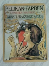 Pelikan farben blechschild gebraucht kaufen  Stuttgart