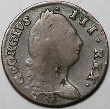 Usado, Moeda fina colonial 1781 Irlanda 1/2 centavo George III Harpa Grã-Bretanha (25022301R) comprar usado  Enviando para Brazil
