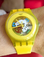 Orologio swatch yellow usato  Palermo