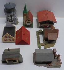 Edificios de 7 casas a escala H0 para restaurar para aficionados #FV9# segunda mano  Embacar hacia Mexico
