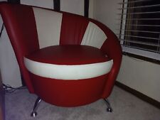 Tub chair. red for sale  BUNTINGFORD