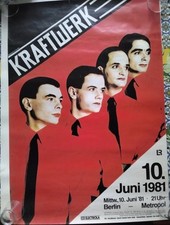 Kraftwerk konzert poster gebraucht kaufen  Berlin