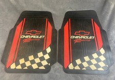 Usado, VINTAGE Chevy Racing tapete de assoalho GM Chevrolet caminhão RARO lote de dois 2 comprar usado Usado, VINTAGE Chevy Racing tapete de assoalho GM Chevrolet caminhão RARO lote de dois 2 comprar usado  Enviando para Brazil