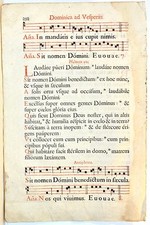 Stampa antica antifonario usato  Lecco