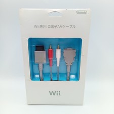 Nintendo Oficial Wii D Terminal HD AV Cabo RVL-012 Caixa Japonês Novo Na Caixa comprar usado  Enviando para Brazil