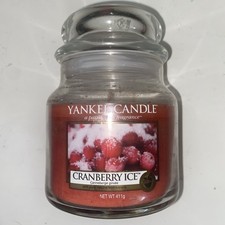 Yankee Candle Cranberry Ice Red Wax en tarro mediano segunda mano  Embacar hacia Mexico