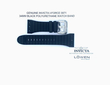 Autêntica pulseira de relógio Invicta I-Force 0871 poliuretano preto 34 mm comprar usado  Enviando para Brazil
