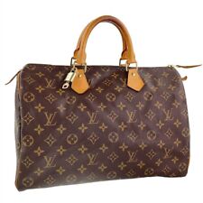 Bolsa de mão Louis Vuitton monograma Speedy 35 couro tecido marrom 2764 comprar usado  Enviando para Brazil