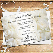 Personalised white rose for sale  FARNBOROUGH