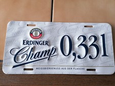 Blechschild erdinger champ gebraucht kaufen  Schwerte