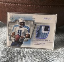 2004 Ultimate Collection Ultimate Patch Steve McNair Titans Game Worn 16/150, usado comprar usado  Enviando para Brazil