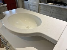 Solid surface vanity for sale  YORK