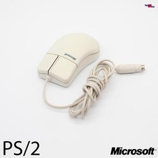MICROSOFT MOUSE 2.1A PS/2 PORT RETRO VINTAGE MOUSE PORT COMPATIBLE OLD PC ALTE comprar usado  Enviando para Brazil