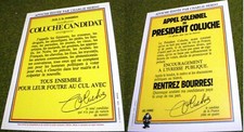 Affiches coluche président d'occasion  Orleans-