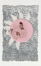 Cartolina decoupage bambina usato  Ticengo