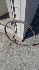 roda de aro de bicicleta antiga forrada de madeira 27"?? comprar usado  Enviando para Brazil