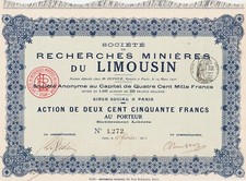 Sté recherches minieres d'occasion  La Rochelle