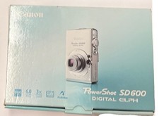 Câmera Digital Canon PowerShot Digital ELPH SD600 6.0MP - TESTADA comprar usado  Enviando para Brazil