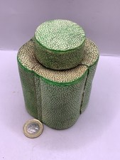 Antique shagreen tea for sale  LOOE