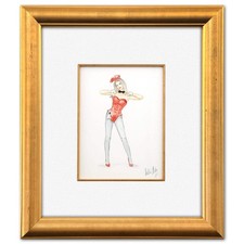 Victoria Fuller- Pintura Original "Coelho Vermelho Segurando Arco RM" comprar usado  Enviando para Brazil