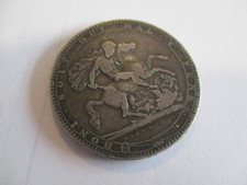 1818 Grã-Bretanha Reino Unido Coroa Prata George III detalhes 27g -37mm, usado comprar usado  Enviando para Brazil