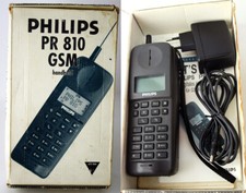 TELEFONE CELULAR PORTÁTIL VINTAGE 1993 PHILIPS PR 810 GSM FEITO NA FINLÂNDIA! comprar usado  Enviando para Brazil