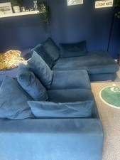 Dfs blue chaise for sale  STANFORD-LE-HOPE