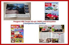 Peugeot 406 Coupe V6 mit 190PS Literaturpaket - 2 komplette Zeitschriften comprar usado Peugeot 406 Coupe V6 mit 190PS Literaturpaket - 2 komplette Zeitschriften comprar usado  Enviando para Brazil