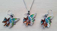 Kolibri anhänger halskette gebraucht kaufen  Teisnach