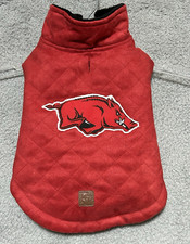 Abrigo Friends Forever para perro imitación gamuza Arkansas Razorbacks ropa para mascotas Furbaby segunda mano  Embacar hacia Mexico