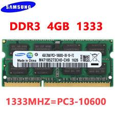 Memoria para computadora portátil Samsung DDR3 4 GB (1x4 GB) 1333 MHz PC3-10600S SO-DIMM 1,5 V 204 pines segunda mano  Embacar hacia Argentina