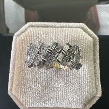 Diamond baguette band for sale  Port Washington