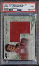 2024 Topps Eccellenza Formula 1 relíquia verde Michael Schumacher /99 PSA 9 comprar usado  Enviando para Brazil