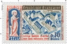 Timbre 1960 collège d'occasion  Vitry-sur-Seine