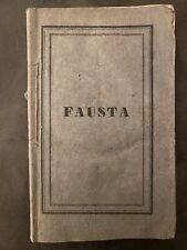 Antico libretto fausta usato  Genova