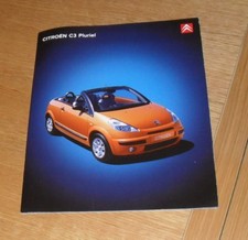 Citroen pluriel brochure d'occasion  Expédié en Belgium