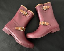 Usado, Botas de chuva femininas impermeáveis SPERRY Top-Siders Walker borgonha com fivela 11 M EUA comprar usado  Enviando para Brazil