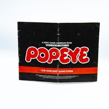 Popeye Atari 5200 | Apenas manual comprar usado  Enviando para Brazil