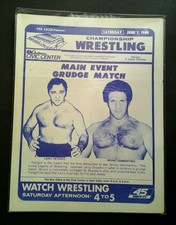 Wwf wrestling program for sale  Astoria