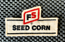 FS SEED MILHO BORDADO COSTURAR EM PATCH AGRICULTURA MILHO E SOJA 4" x 2 1/4" comprar usado  Enviando para Brazil