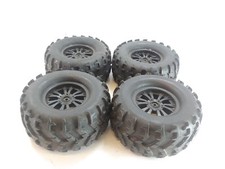 4x Vintage 1/8 Monster Truck Pneus Off-Road em Rodas Hexagonais 14mm 7" Diâmetro 3" Wi comprar usado  Enviando para Brazil