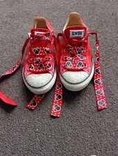 Girls red converse for sale  ST. IVES