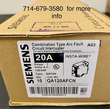 Lot siemens qa120afcn for sale  Rowland Heights