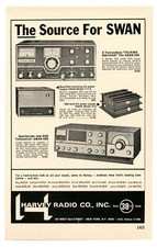 Revista de rádio amador QST anúncio impresso a fonte para Swan - HARVEY RADIO CO. (9/65) comprar usado  Enviando para Brazil