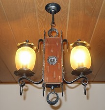 Retro wohnzimmerlampe landhaus gebraucht kaufen  Germering